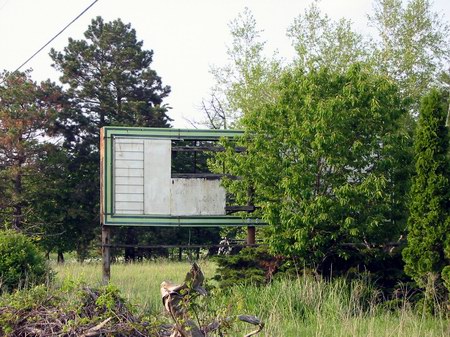 Maple City Drive-In Theatre - Recent Marquee Pic - Photo From Water Winter Wonderland (newer photo)